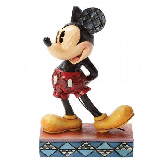 The Original - Mickey Mouse Personaility Pose Figurine (Disney Traditions by Jim Shore) - Gallery Gifts Online 