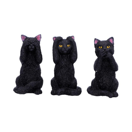 Three Wise Felines (Nemesis Now) - Gallery Gifts Online 