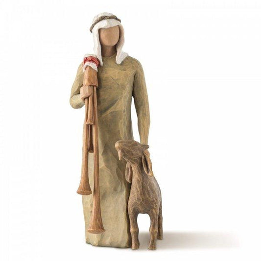Zampognaro (Shepherd with bagpipe) (Willow Tree) - Gallery Gifts Online 