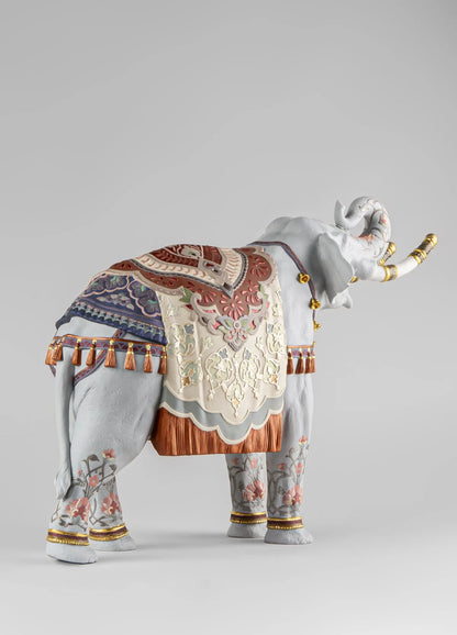 Oriens Elephant Sculpture. Limited Edition 500 Pieces (Lladro Special Order)