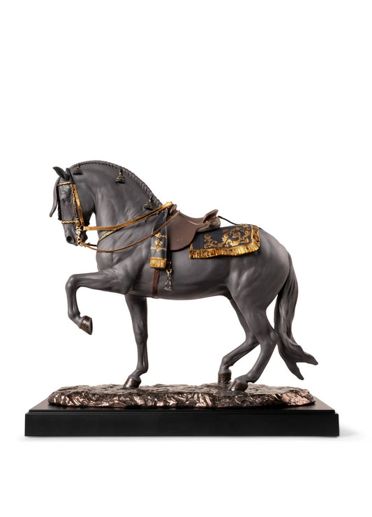 Spanish pure breed Sculpture. Black. Limited Edition 500 Pieces (Lladro Special Order)