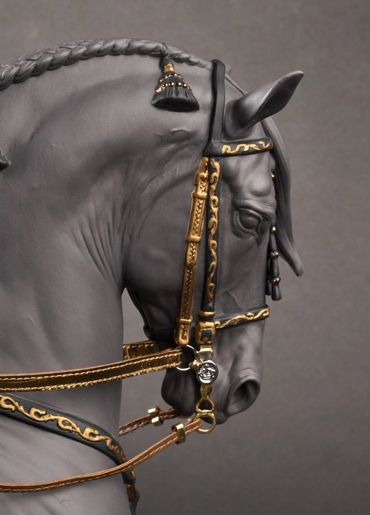 Spanish pure breed Sculpture. Black. Limited Edition 500 Pieces (Lladro Special Order)