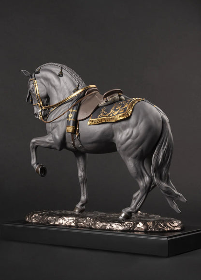Spanish pure breed Sculpture. Black. Limited Edition 500 Pieces (Lladro Special Order)