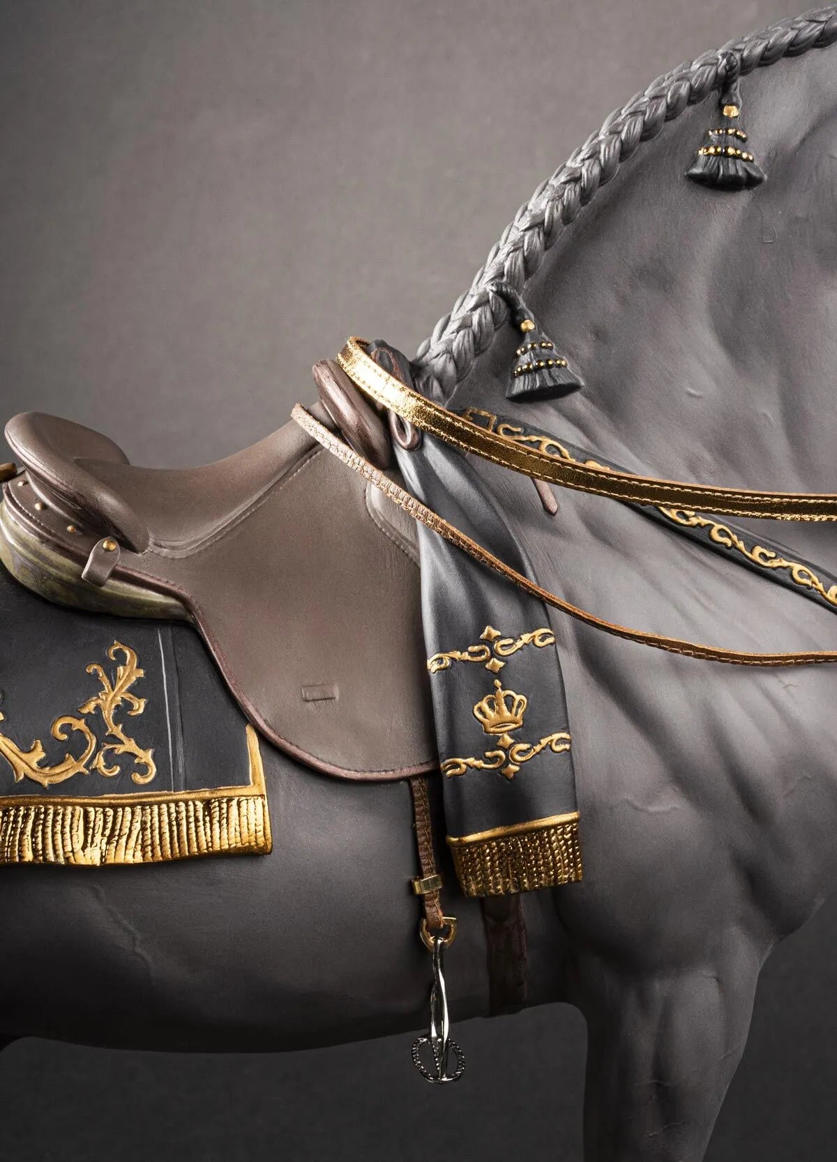 Spanish pure breed Sculpture. Black. Limited Edition 500 Pieces (Lladro Special Order)