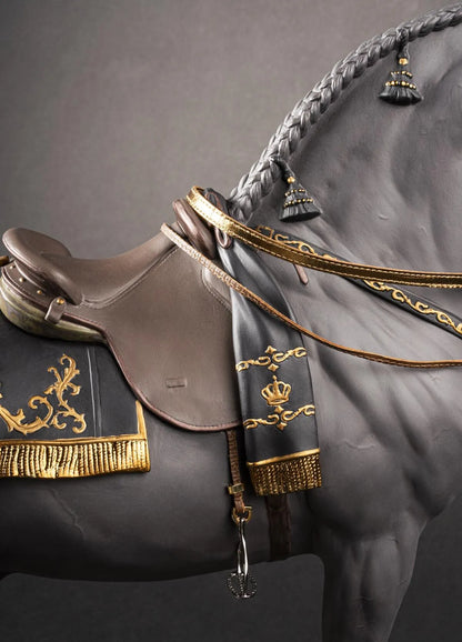 Spanish pure breed Sculpture. Black. Limited Edition 500 Pieces (Lladro Special Order)