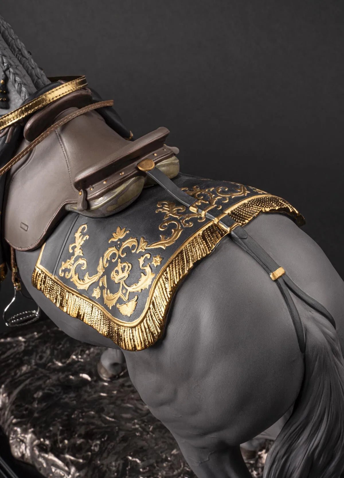 Spanish pure breed Sculpture. Black. Limited Edition 500 Pieces (Lladro Special Order)