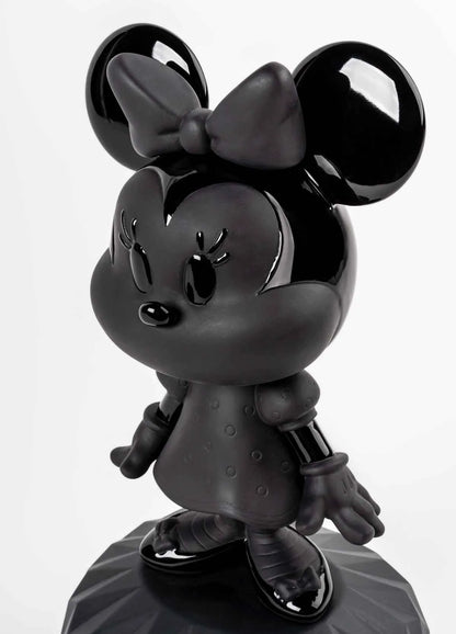 Minnie Total Black Sculpture (Lladro Special Order)