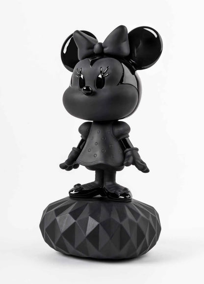 Minnie Total Black Sculpture (Lladro Special Order)