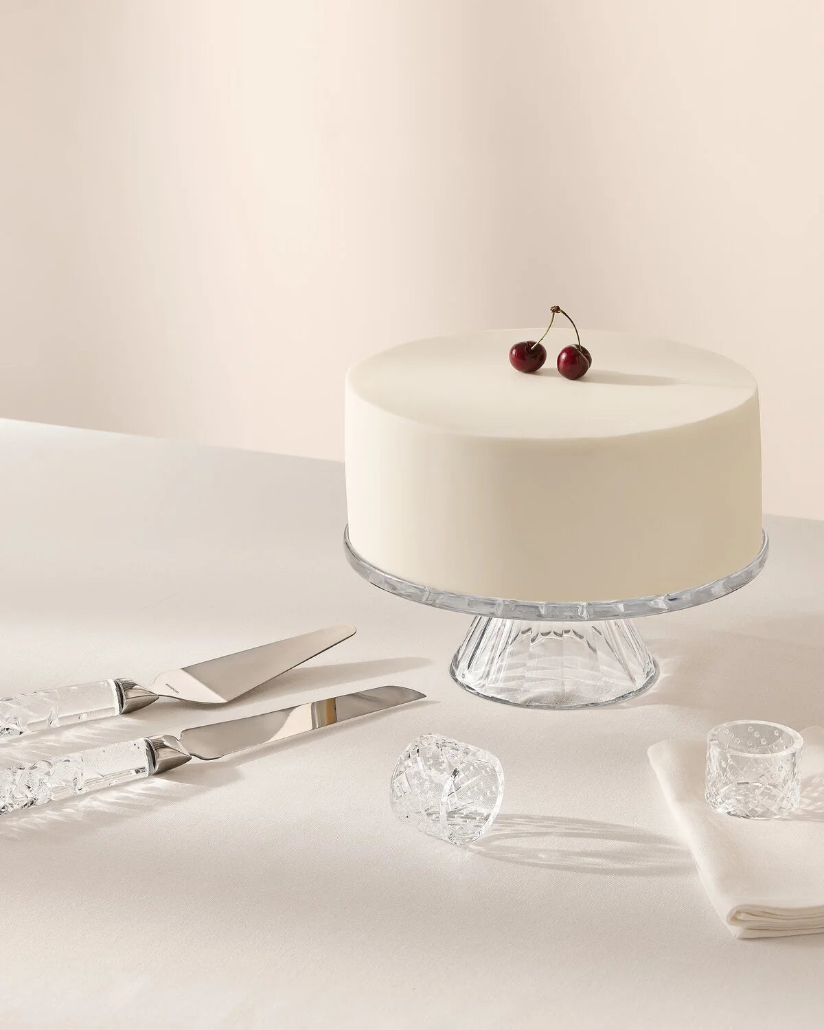 Lismore Footed Cake Stand (Waterford Crystal)