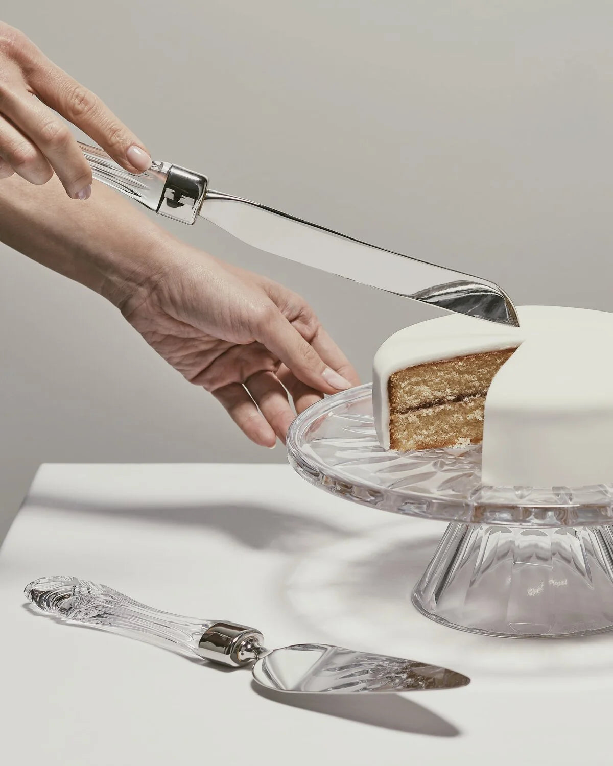 Lismore Footed Cake Stand (Waterford Crystal)
