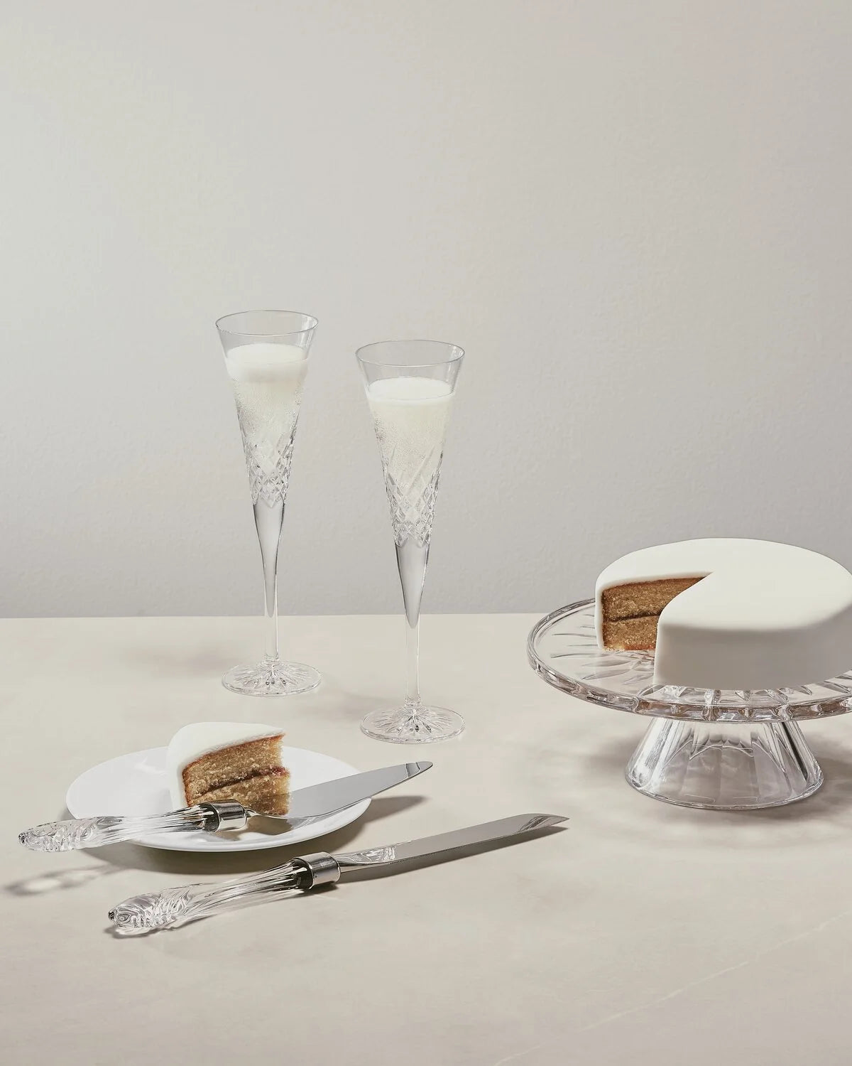 Lismore Footed Cake Stand (Waterford Crystal)