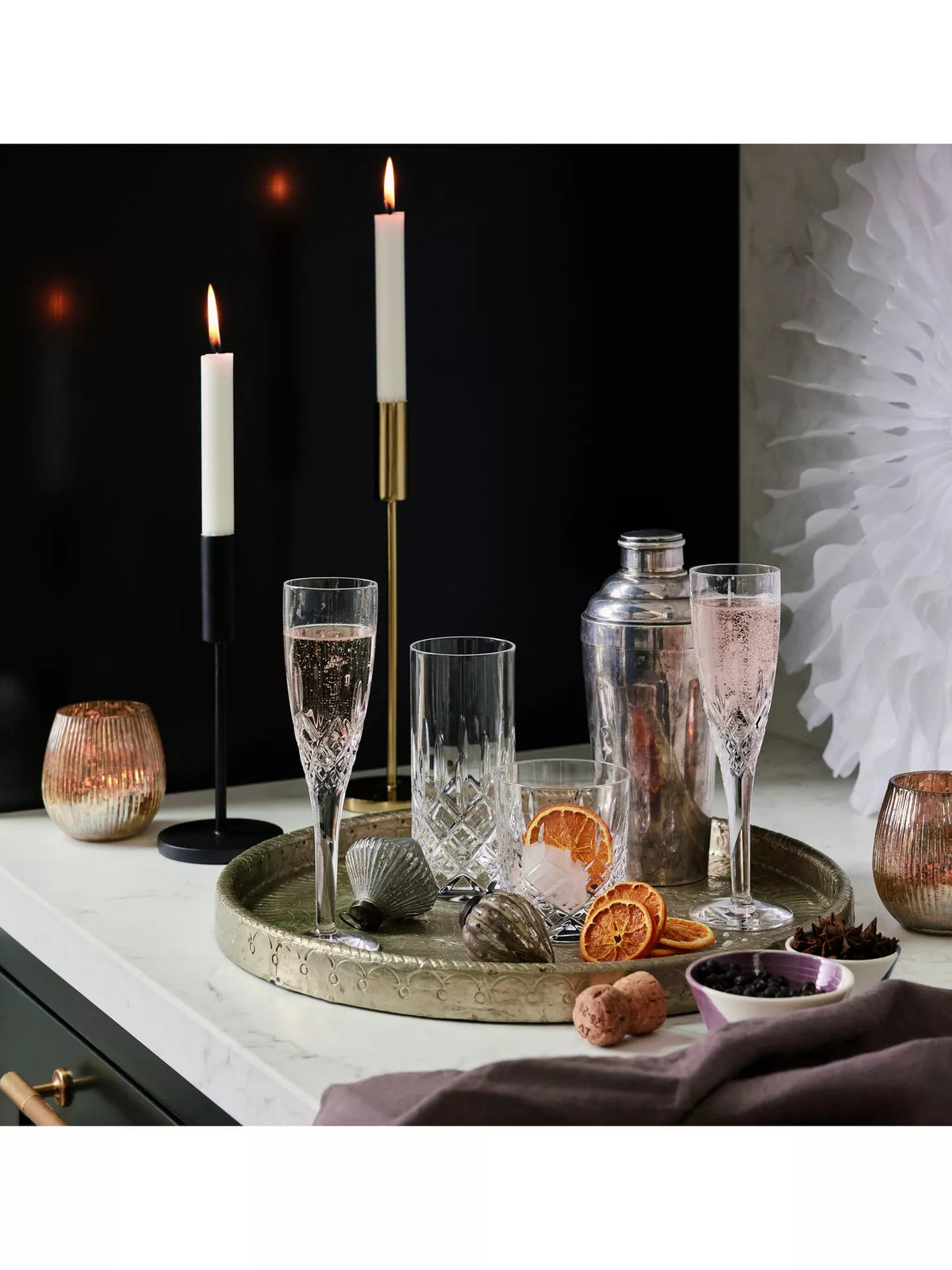 Ashmere Flute (Set of 2) (Royal Doulton Crystal)