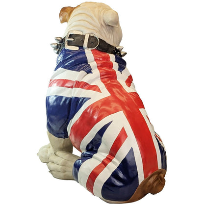 Bulldog Sitting Large - Union Jack (Vaillant)