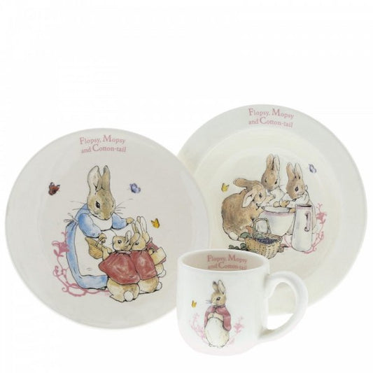 Flopsy, Mopsy & Cotton-tail Three-Piece Nursery Set (Beatrix Potter)