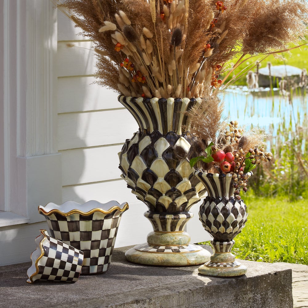 Cheltenham Ceramic Thistle Urn (Mackenzie Childs)