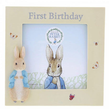Peter Rabbit First Birthday Photo Frame (Beatrix Potter)