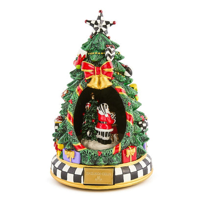 Courtly Christmas Tree & Santa Musical Display (Mackenzie Childs)
