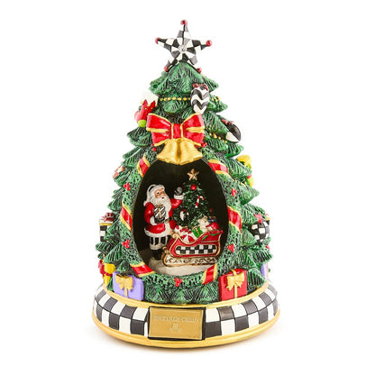 Courtly Christmas Tree & Santa Musical Display (Mackenzie Childs)