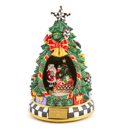Courtly Christmas Tree & Santa Musical Display (Mackenzie Childs)