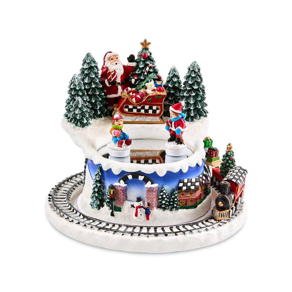Musical Ice Skating Winter Scene (Mackenzie Childs)