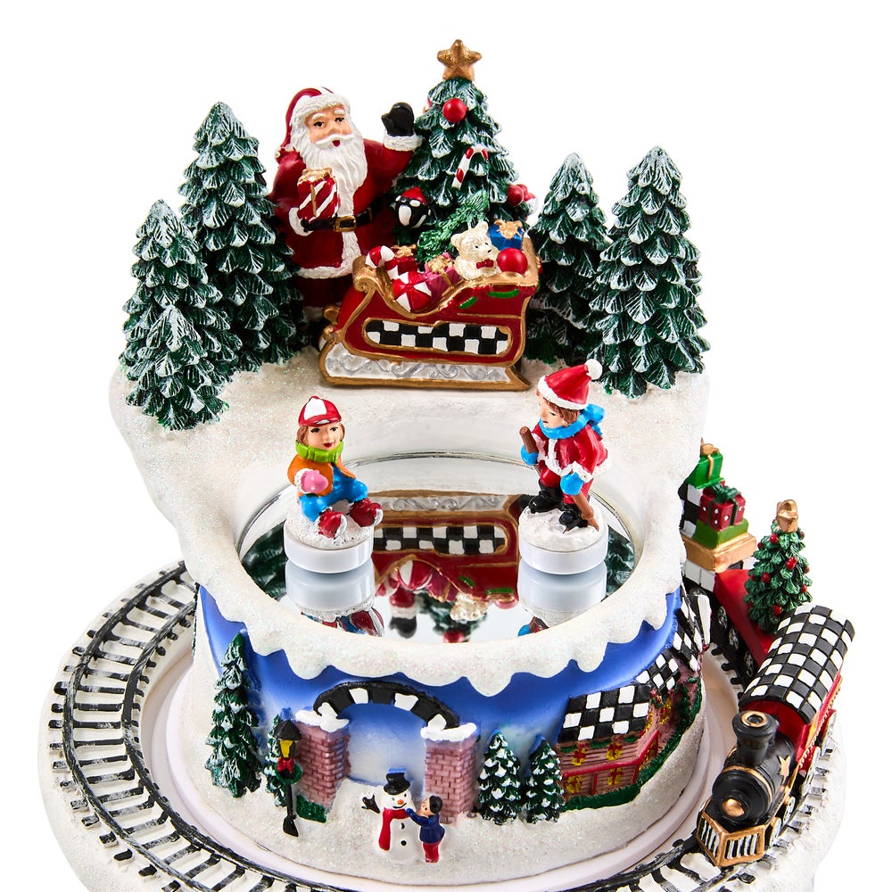 Musical Ice Skating Winter Scene (Mackenzie Childs)