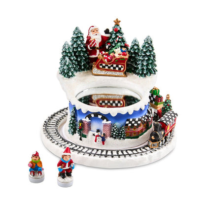 Musical Ice Skating Winter Scene (Mackenzie Childs)