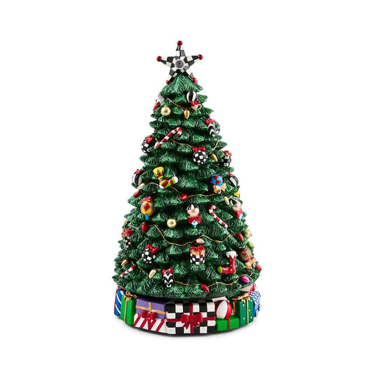 Christmas Carol Rotating Musical Tree (Mackenzie Childs)