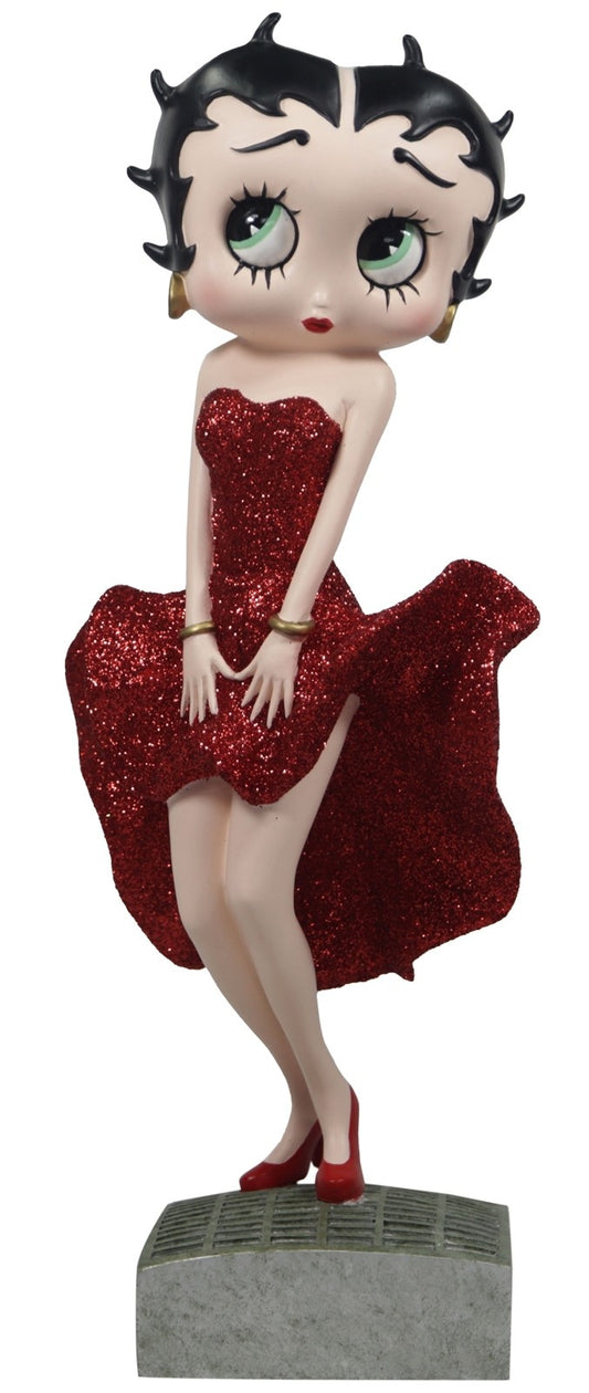 Betty Boop Posing Red Glitter Dress (Betty Boop)