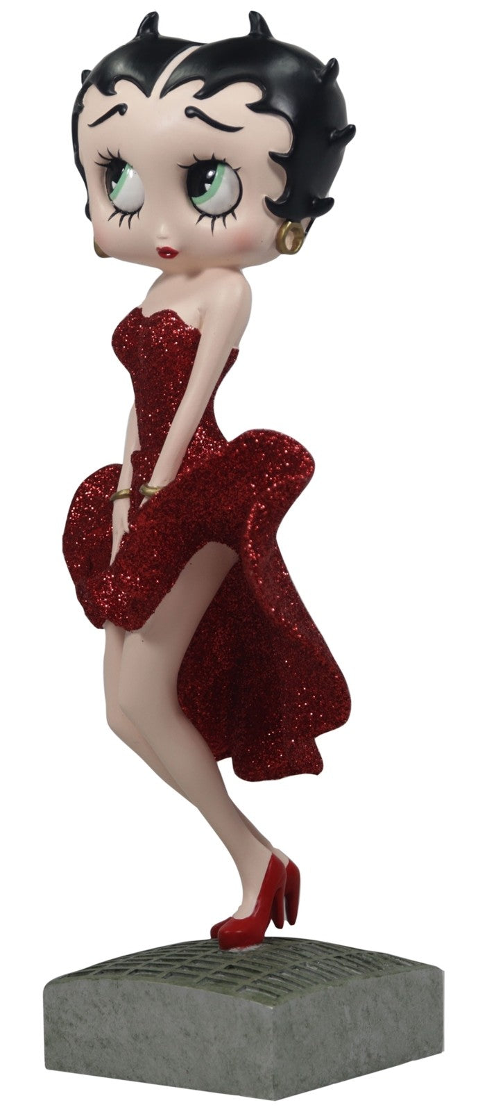 Betty Boop Posing Red Glitter Dress (Betty Boop)