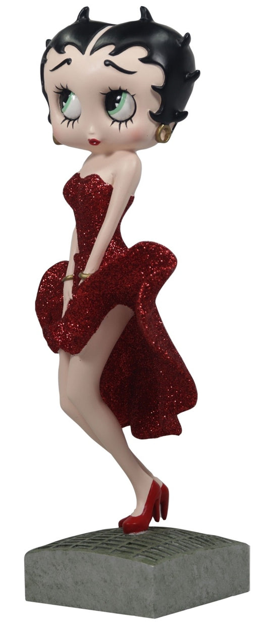 Betty Boop Posing Red Glitter Dress (Betty Boop)