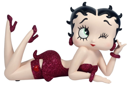 Betty Boop Lying Down Pink Fuchsia Glitter Dress (Betty Boop)