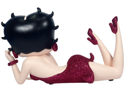 Betty Boop Lying Down Pink Fuchsia Glitter Dress (Betty Boop)