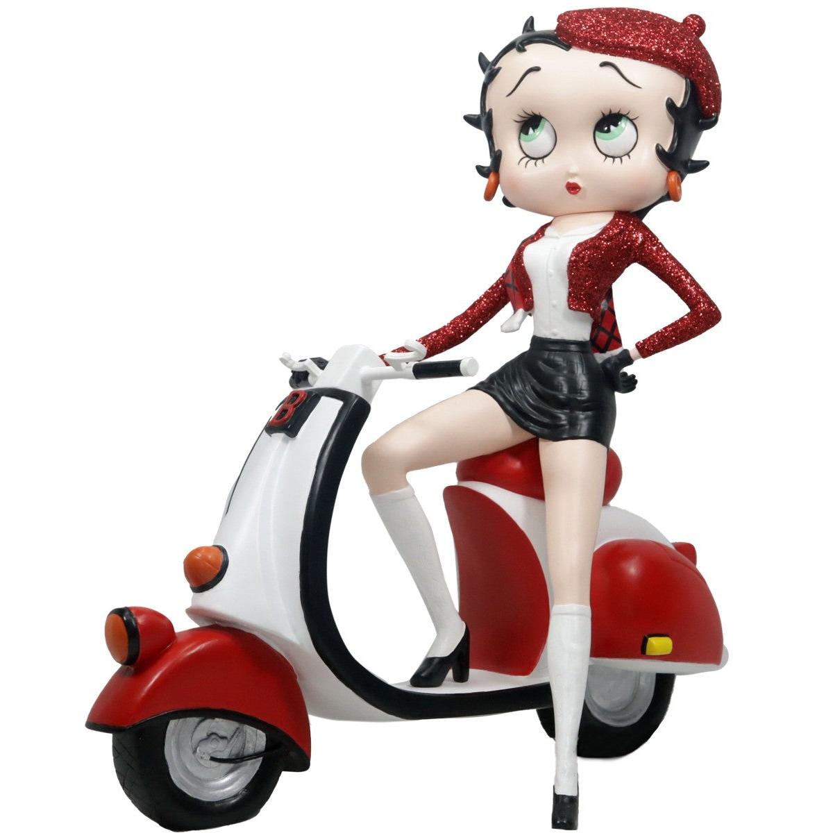 Betty Boop Scooter With Red Glitter Hat and Coat (Betty Boop)