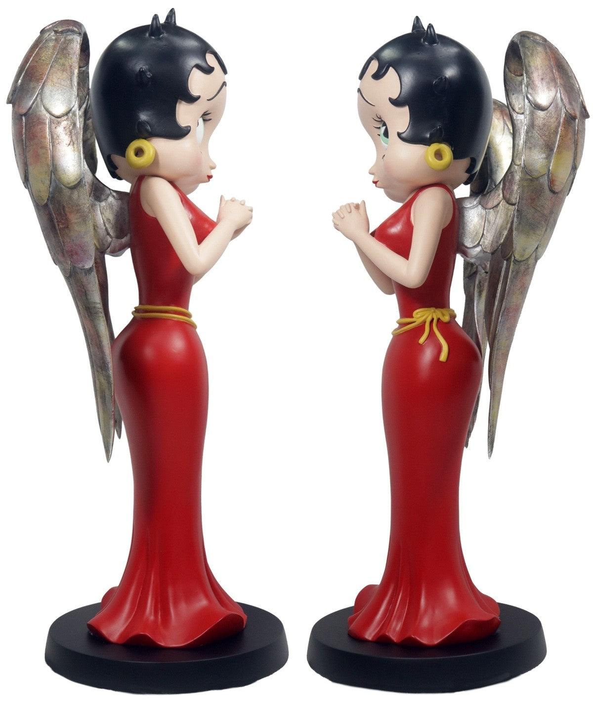 Betty Boop Angel in Red Robe with Antique Gold Wings (Betty Boop)