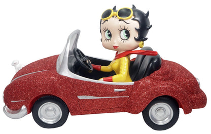 Betty Boop In Motor Car - Red Glitter (Betty Boop)