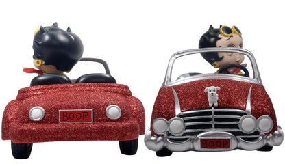 Betty Boop In Motor Car - Red Glitter (Betty Boop)