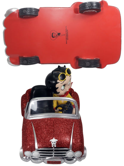 Betty Boop In Motor Car - Red Glitter (Betty Boop)