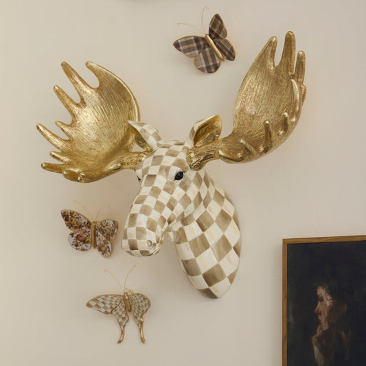 Mocha Butterfly Wall Decor Trio (Mackenzie Childs)