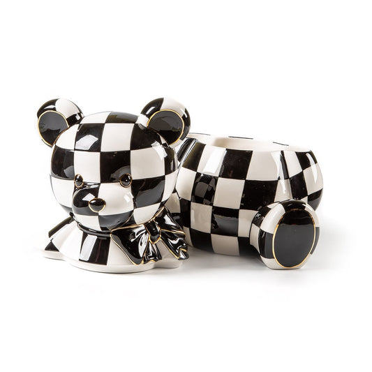 Courtly Bear Cookie Jar (Mackenzie Childs)