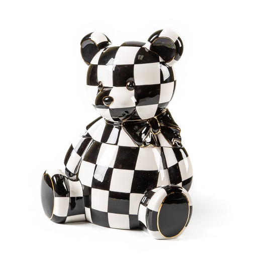 Courtly Bear Cookie Jar (Mackenzie Childs)