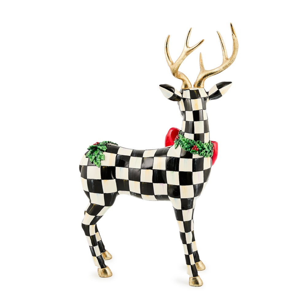 Holly Check Standing Deer (Mackenzie Childs)