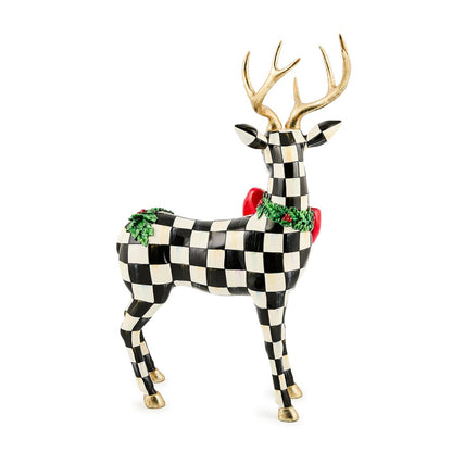 Holly Check Standing Deer (Mackenzie Childs)