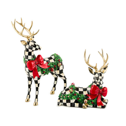 Holly Check Standing Deer (Mackenzie Childs)