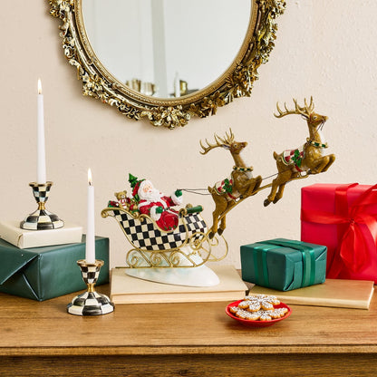 Illuminated Sleigh Ride & Reindeer (Mackenzie Childs)