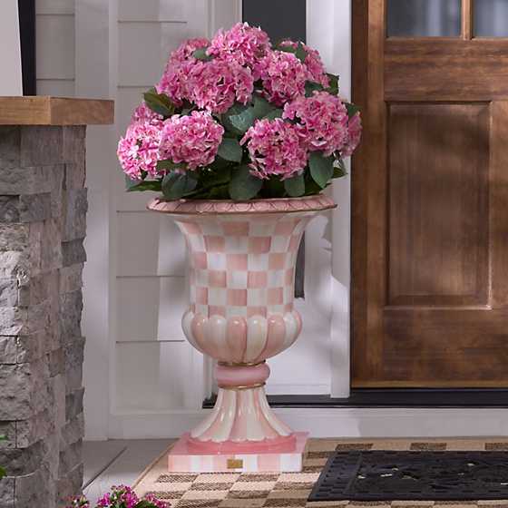 Rosy Check Pedestal Urn (Mackenzie Childs)