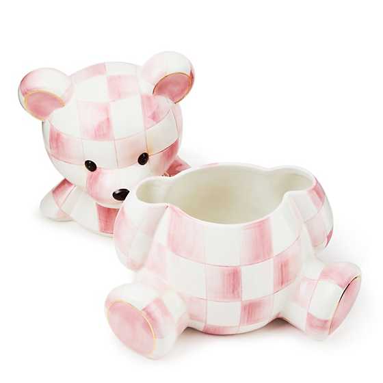 Rosy Bear Cookie Jar (Mackenzie Childs)
