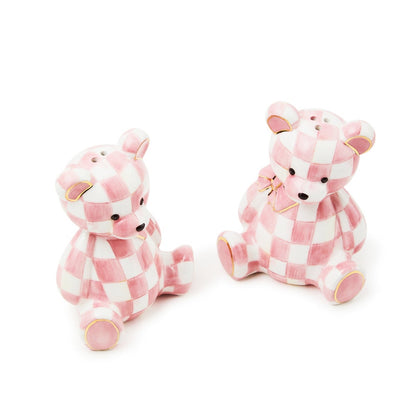 Rosy Bear Salt & Pepper Set (Mackenzie Childs)