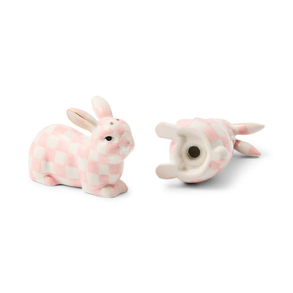 Rosy Check Bunny Salt and Pepper Set (Mackenzie Childs)