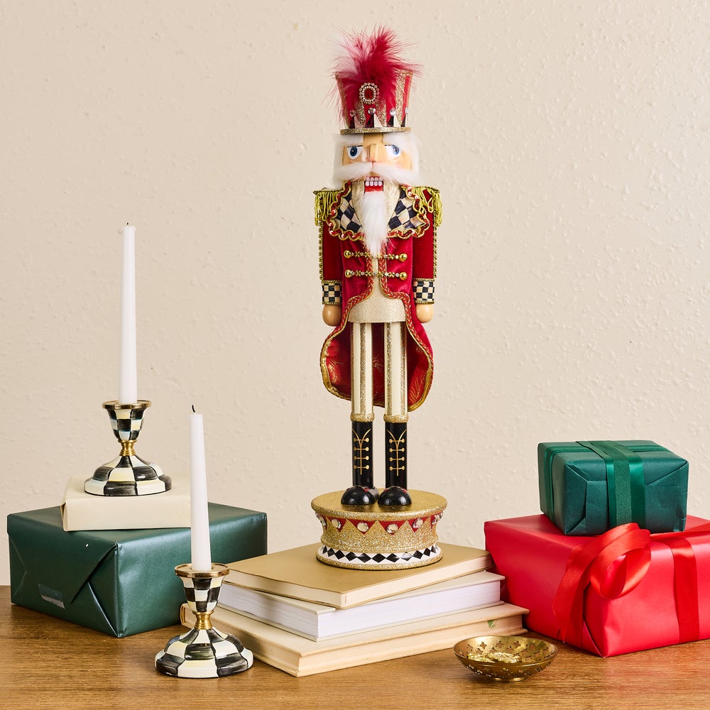 Traditional Christmas Wood Nutcracker (Mackenzie Childs)