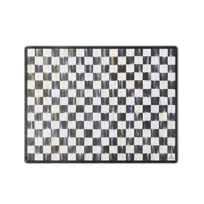 Courtly Check Glass Cutting Boards, Set of 2 (Mackenzie Childs)
